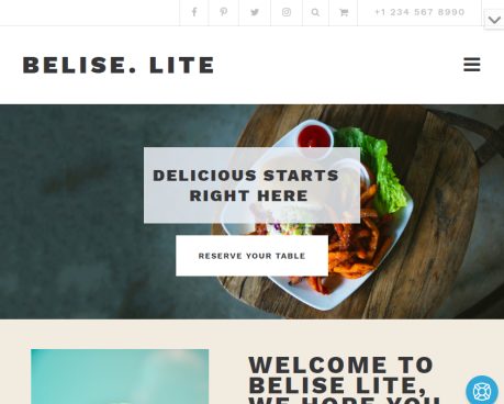 Belise (Lite) Restaurant Theme